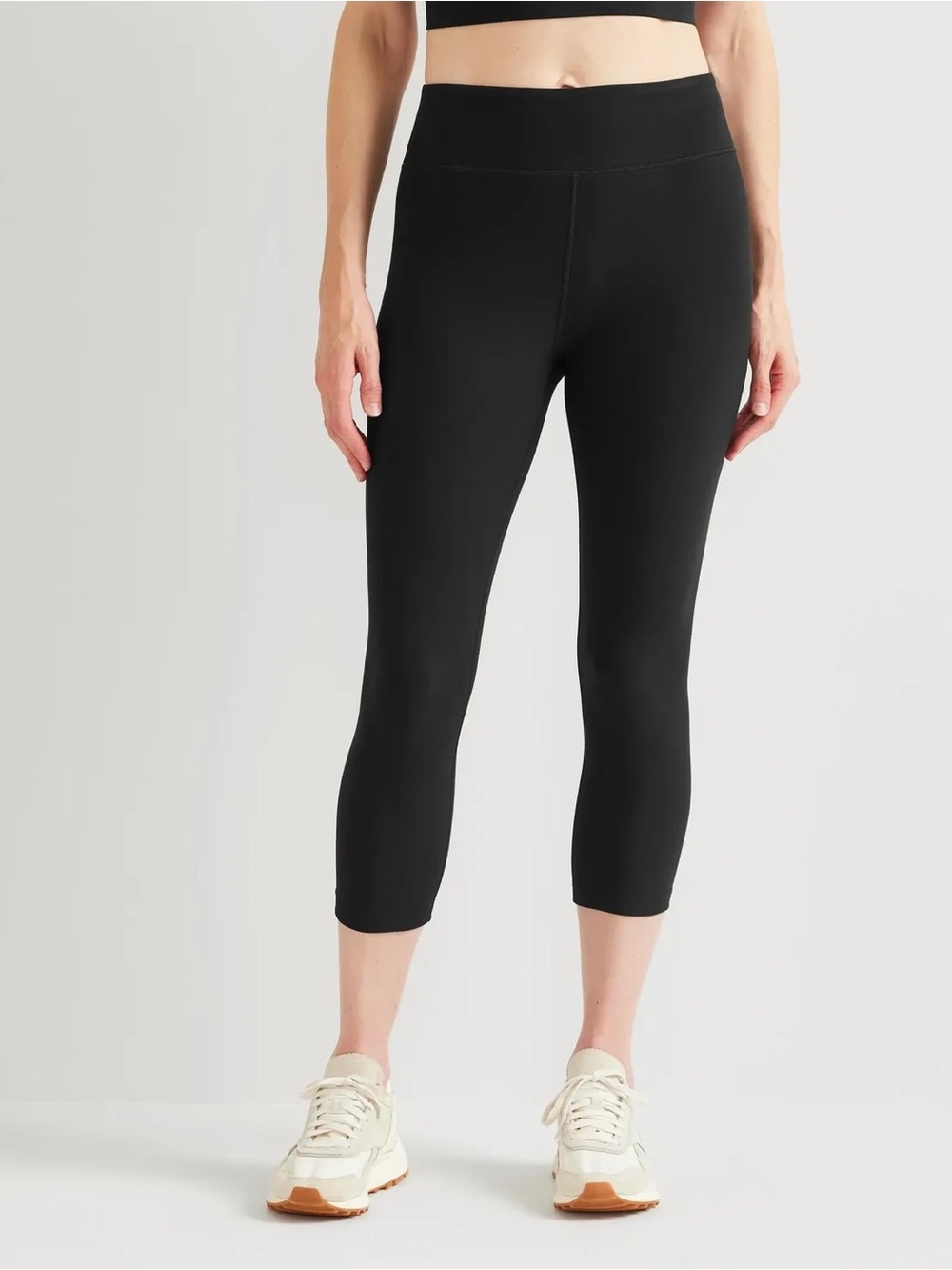Eddie Bauer Train Ascent 2.0 High-Rise Capri Leggings black NEW NWT XS